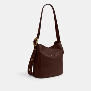 Coach Bleecker Bucket Bag - Brass/Maple - Image 6