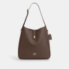 Coach Hadley Large Shoulder Bag - Gold/Dark Stone