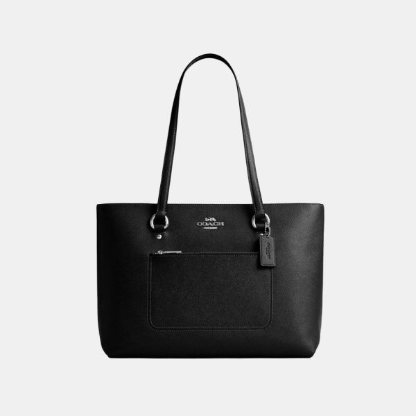 Coach Station Tote Bag - Silver/Black
