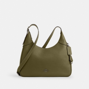 Coach Ella Shoulder Bag - Gunmetal/Olive