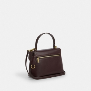 Coach Emory Top Handle Bag - Gold/Espresso - Image 7