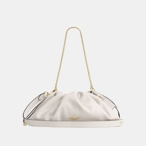 Coach Faye Large Shoulder Bag - Gold/Chalk