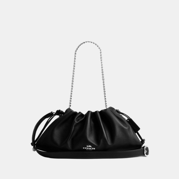 Coach Faye Large Shoulder Bag - Silver/Black