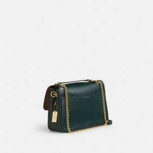 Coach Elodie Crossbody Bag - Gold/Dark Teal - Image 6