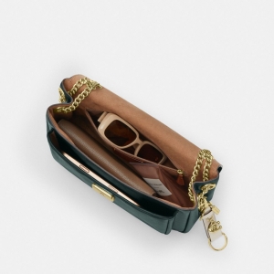 Coach Elodie Crossbody Bag - Gold/Dark Teal - Image 8