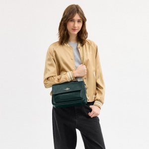 Coach Elodie Crossbody Bag - Gold/Dark Teal - Image 3