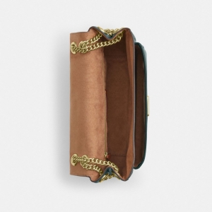 Coach Elodie Crossbody Bag - Gold/Dark Teal - Image 7