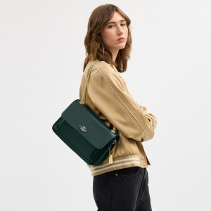 Coach Elodie Crossbody Bag - Gold/Dark Teal - Image 4