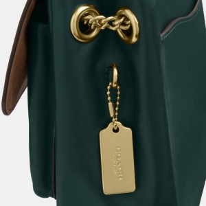 Coach Elodie Crossbody Bag - Gold/Dark Teal - Image 10