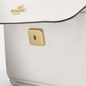Coach Elodie Crossbody Bag - Gold/Chalk - Image 9