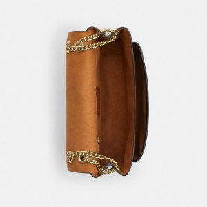 Coach Elodie Crossbody Bag In Signature Canvas - Gold/Walnut/Black - Image 5