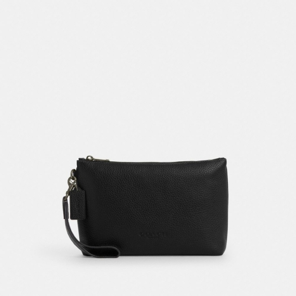 Coach Pouch - Gunmetal/Black