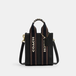 Coach Smith Mini Tote Bag - Gold/Black Multi