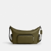 Coach Finn Crossbody Bag With Pockets - Silver/Olive