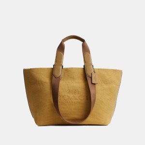 Coach Small Tour Tote Bag - Gunmetal/Trench Multi