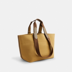 Coach Small Tour Tote Bag - Gunmetal/Trench Multi - Image 6