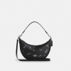 Coach Aria Shoulder Bag With Star Print - Silver/Black Multi