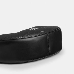 Coach Aria Shoulder Bag With Star Print - Silver/Black Multi - Image 9