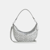 Aria Shoulder Bag In Signature Canvas - Sv/Gray/Silver