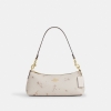 Coach Charlotte Shoulder Bag With Star Print - Gold/Chalk Multi