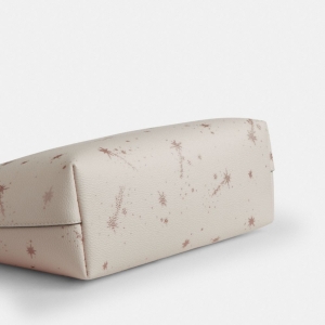 Fiona Zip Tote Bag With Star Print - Gold/Chalk Multi - Image 7