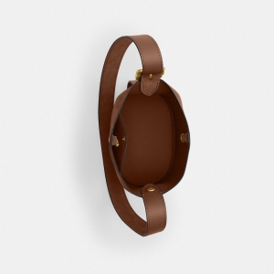 Coach Bleecker Bucket Bag 21 - Brass/Warm Brown - Image 6