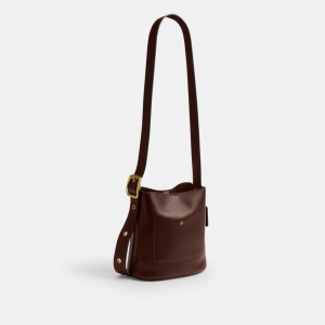 Coach Bleecker Bucket Bag 21 - Brass/Maple - Image 8