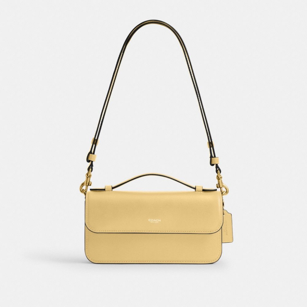 Coach Elora Top Handle Crossbody Bag - Brass/Vanilla