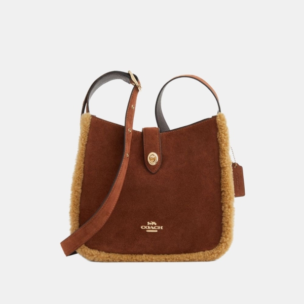Coach Hadley Convertible Crossbody Bag - Gold/Vintage Brown Multi