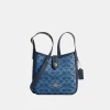 Coach Hadley Mini Crossbody Bag In Signature Denim - Gold/Indigo