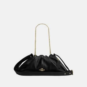 Coach Faye Large Shoulder Bag With Quilting - Gold/Black
