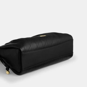 Coach Faye Large Shoulder Bag With Quilting - Gold/Black - Image 8