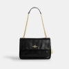 Coach Elodie Crossbody Bag With Quilting - Gold/Black