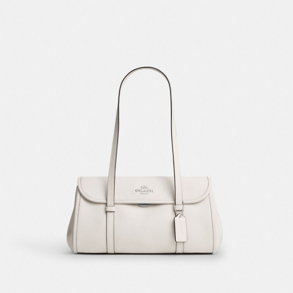 Coach Bridget Flap Shoulder Bag - Silver/Chalk