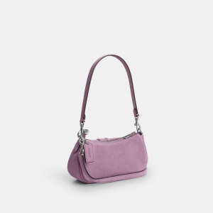 Coach Ashton Mini Shoulder Bag - Silver/Light Violet - Image 7