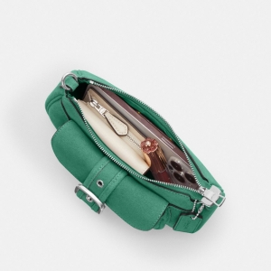 Coach Ashton Mini Shoulder Bag - Silver/Mint - Image 6