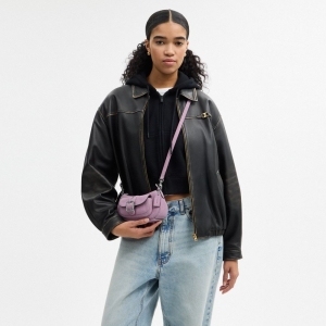 Coach Ashton Mini Shoulder Bag - Silver/Mint - Image 4