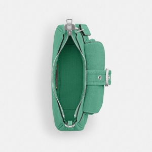 Coach Ashton Mini Shoulder Bag - Silver/Mint - Image 5