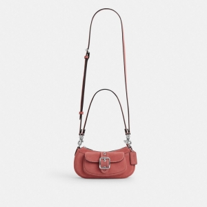 Coach Ashton Mini Shoulder Bag - Silver/Pink - Image 10