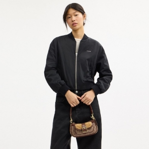 Coach Ashton Mini Shoulder Bag In Signature Canvas - Gold/Tan/Vintage Brown - Image 3