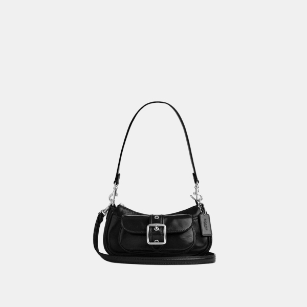 Coach Ashton Mini Shoulder Bag - Silver/Black
