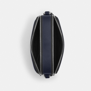 Coach Graham Crossbody Bag In Signature Camo Print - Silver/Blue Multi - Image 4