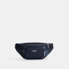 Coach Racer Small Belt Bag In Signature Camo Print - Silver/Blue Multi