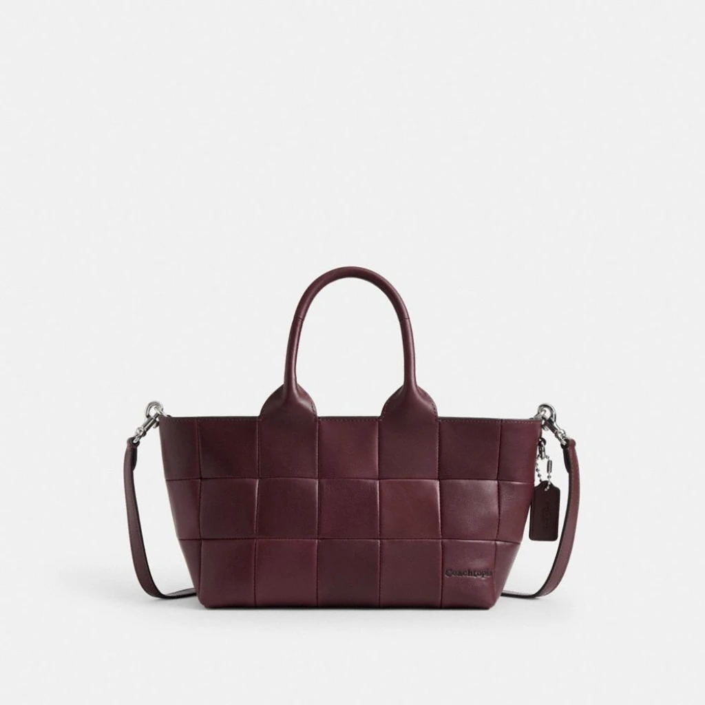 Coach Alter/Ego Small Tote Bag In Upcrafted Leather - Merlot