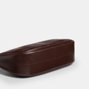 Coach Teri Shoulder Bag With Quilting - Silver/Maple (CDP32) - Image 9