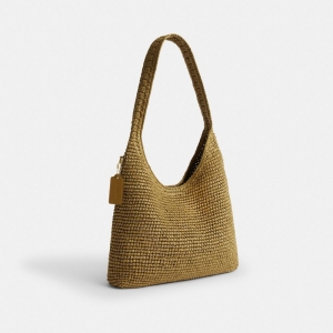 Coach Brooklyn Shoulder Bag 28 - Brass/Muted Olive - Image 7