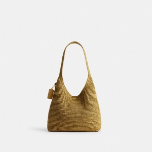 Coach Brooklyn Shoulder Bag 28 - Brass/Muted Olive - Image 8