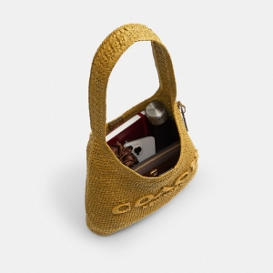 Coach Brooklyn Shoulder Bag 28 - Brass/Muted Olive - Image 5