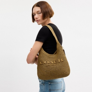 Coach Brooklyn Shoulder Bag 28 - Brass/Muted Olive - Image 3