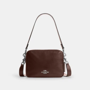 Coach Carey Crossbody Bag - Silver/Maple